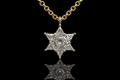 Diamond Star of David  Pendant (David001)