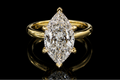 Marquise Cut Diamond Solitaire Engagement Ring (eng783)