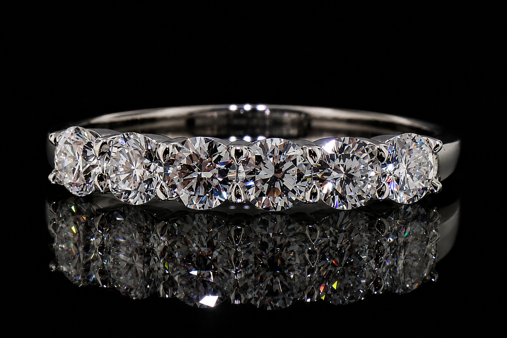 Five-Stone Round Diamond Band (band020)