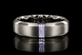 Brushed Platinum Men’s Band (band88)