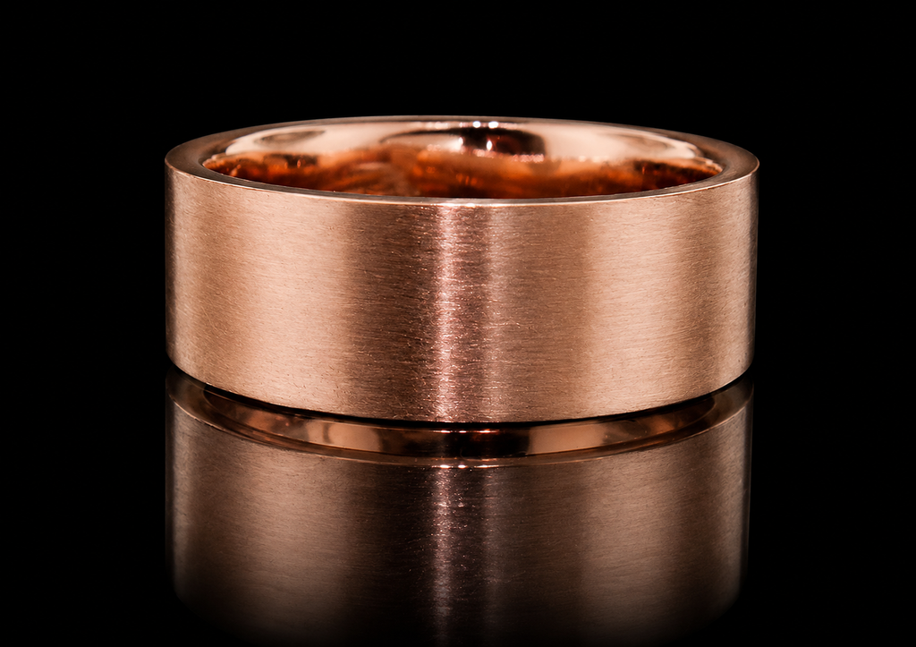Wide Rose Gold Band (band023)