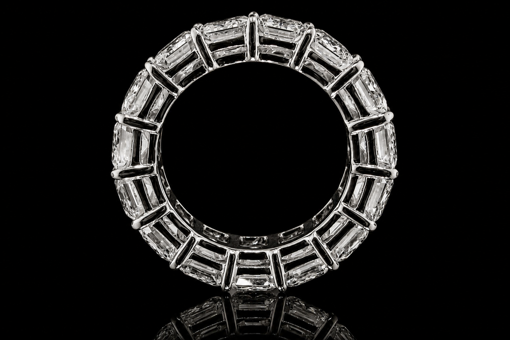 Emerald-Cut Diamond Eternity Band (band043)