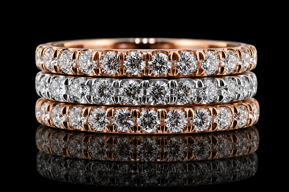 Classic Round Diamond Band (band036)