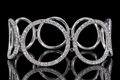 Diamond Circle Link Bracelet (brac018)