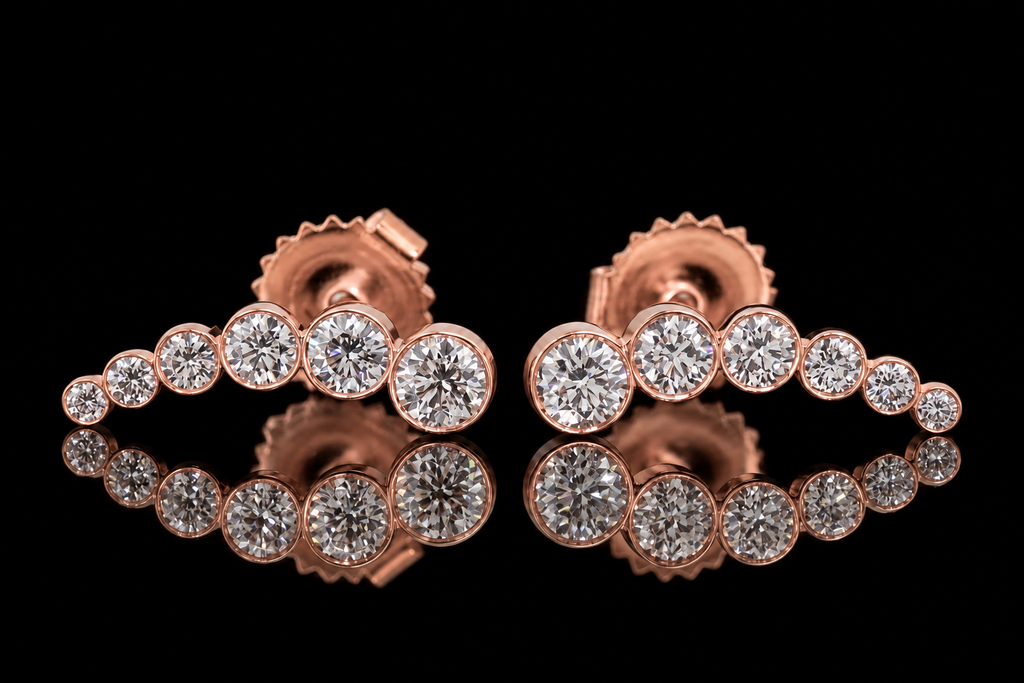 Diamond Horizon Ear Climbers (ear054)