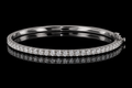 Micropavé Diamond Tennis Bangle Bracelet (brac021)
