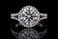 Round Diamond Double Halo Engagement Ring (eng391)