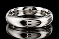 Classic High-Polish Men's Wedding Band (band166)