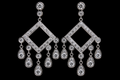 Diamond Chandelier Drop Earrings (ear018)