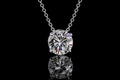 Round Diamond Solitaire Pendant (pend070)