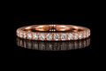 Rose Gold Micropavé Diamond Band (band117)