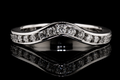 Curved Diamond Wedding Band (eng017)