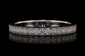 Milgrain Round Diamond Platinum Eternity Band (band114)