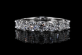Seven-Stone Round Diamond Platinum Band (band085)