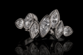 Platinum Mixed-Shape Diamond Ring (band156)