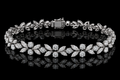 Marquise & Round Diamond Vine Bracelet (brac016)