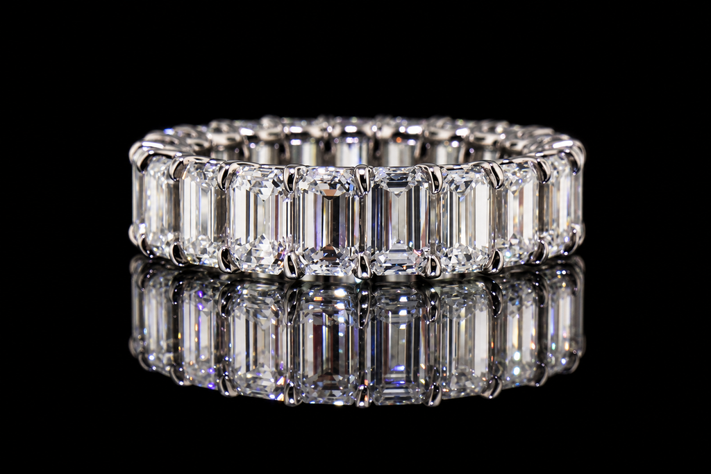 Emerald-Cut Diamond Eternity Band (band161)