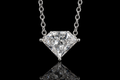 Kite-Cut Diamond Solitaire Pendant (pend099)