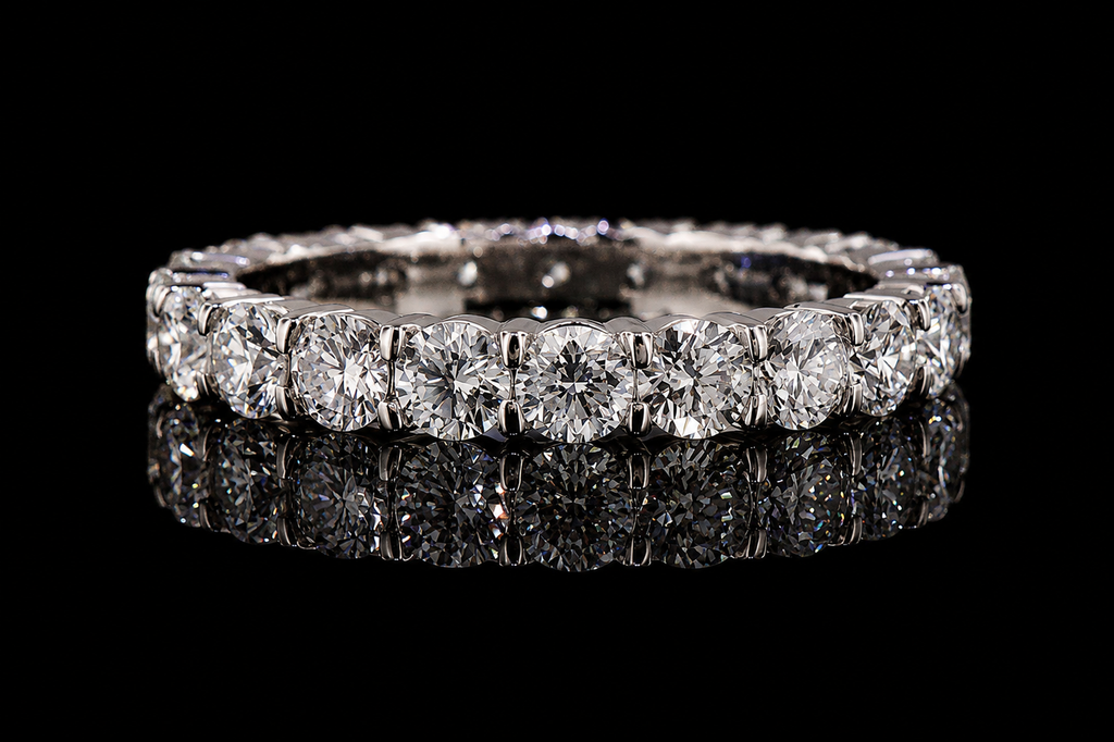 Platinum Shared-Prong Diamond Eternity Band (band118)