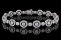 Diamond Halo Link Bracelet (brac014)