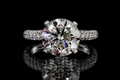 Round Diamond Solitaire Engagement Ring (eng383)
