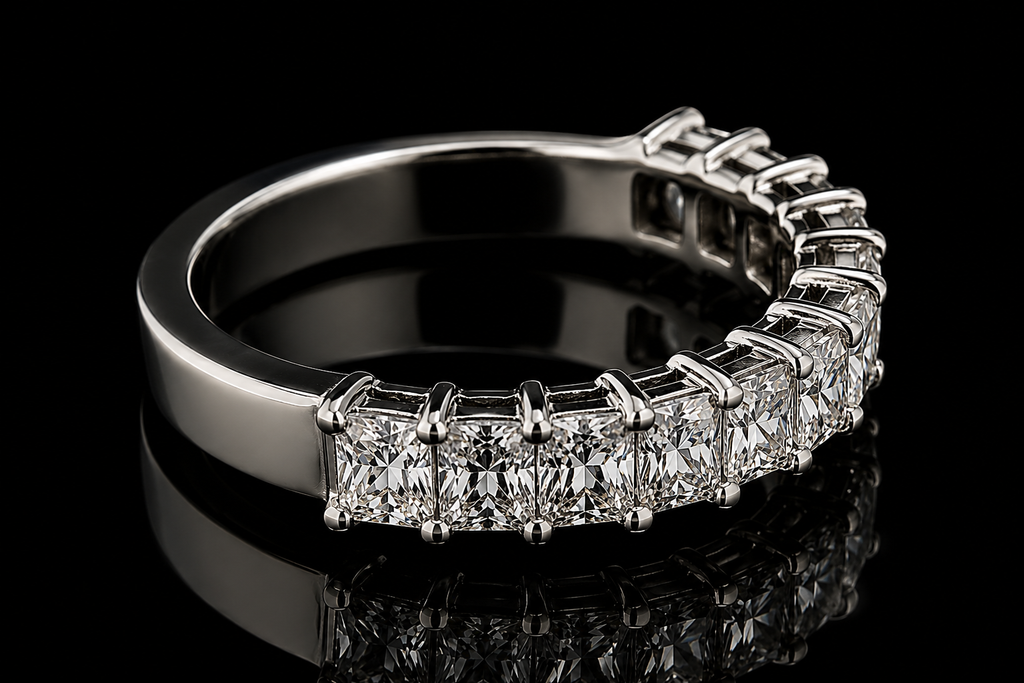 Radiant Cut Diamond Band (band072)