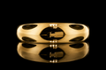 High-Polish Yellow Gold Men’s Band (band122)