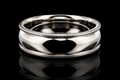 Platinum Milgrain Men’s Band (band145)