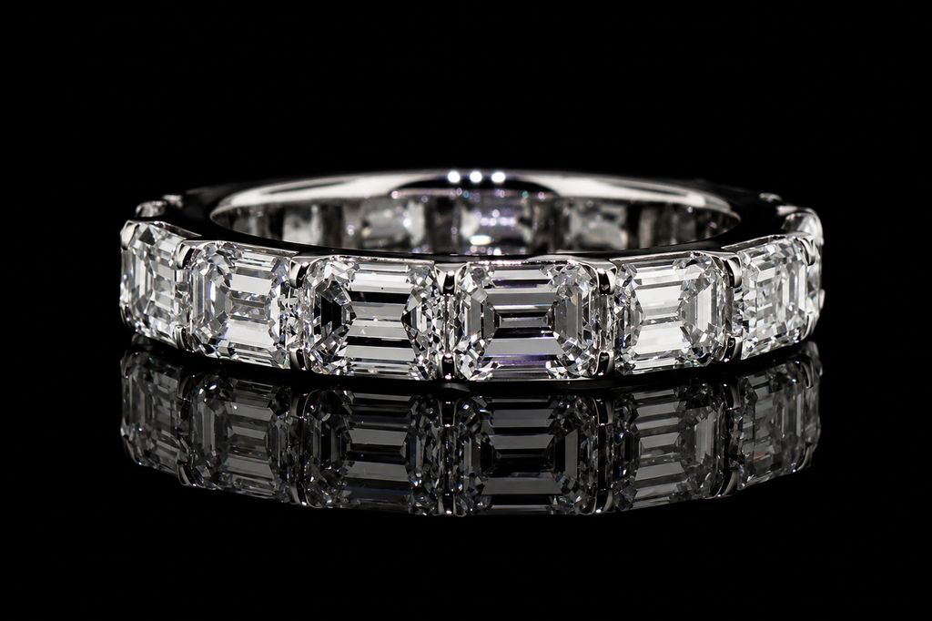 Baguette Diamond Platinum Eternity Band (band112)