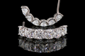 Cushion-Cut Diamond Earrings (ear001)