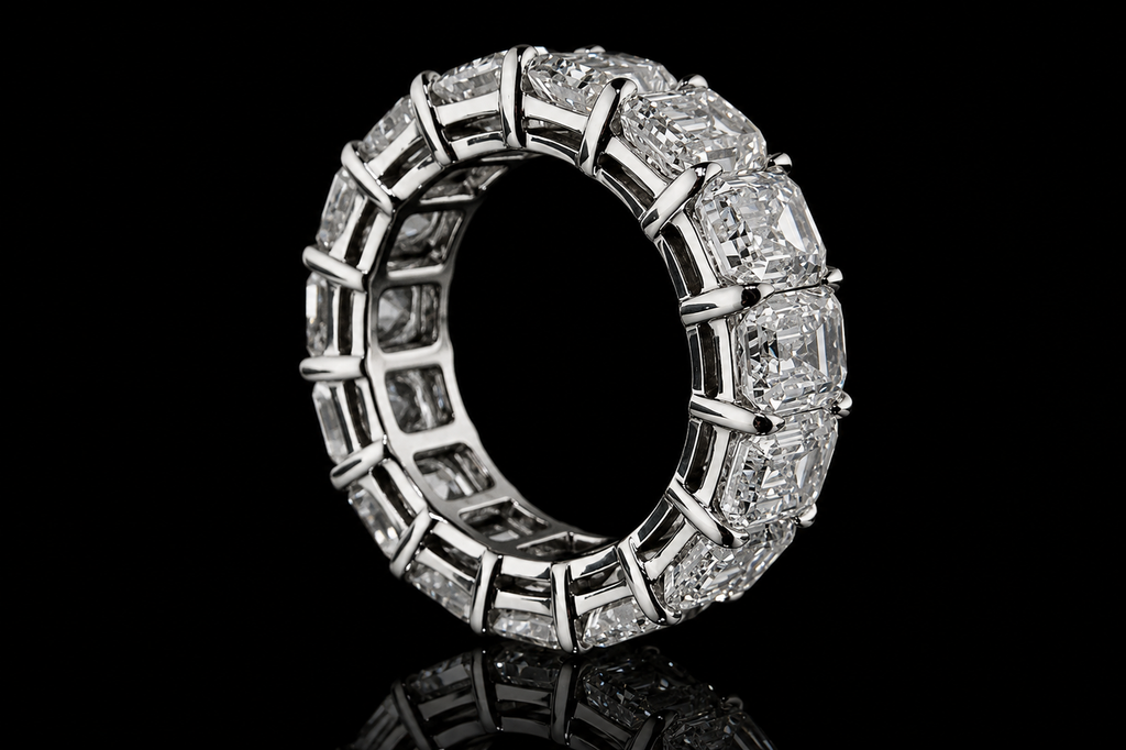 Emerald-Cut Diamond Eternity Band (band043)
