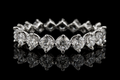 Round & Cushion Diamond Eternity Band (band067)