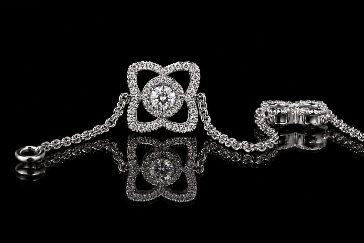 Diamond Flower Bracelet (brac019)