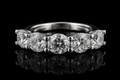 Five-Stone Round Diamond Band (band068)
