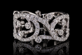 Diamond Openwork Platinum Band (band104)