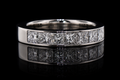 Princess-Cut Diamond Channel Band (band012)