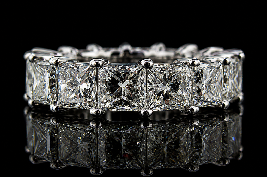 Princess-Cut Diamond Eternity Band (band069)