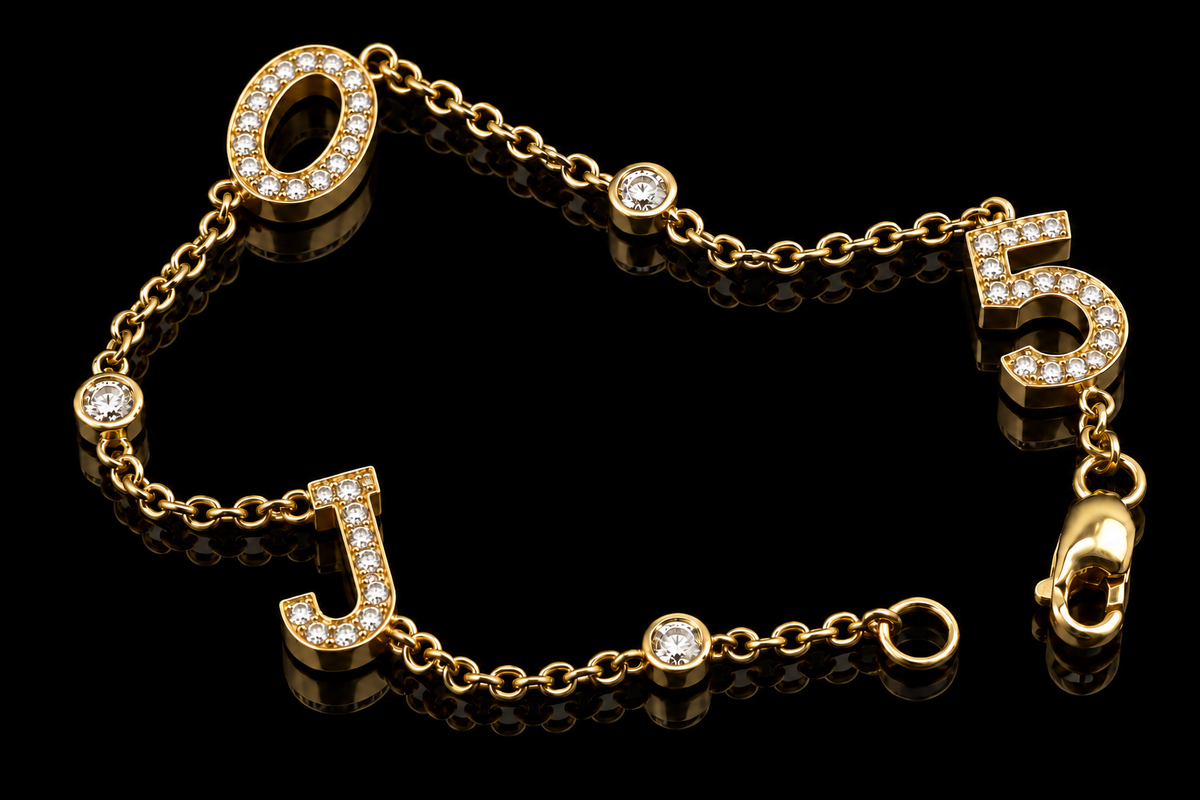 JO5 Diamond Signature Bracelet (brac029)