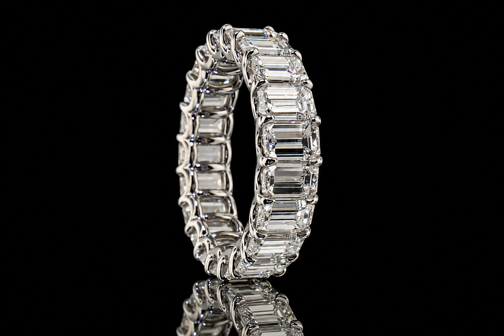 Emerald-Cut Diamond Eternity Band (band161)
