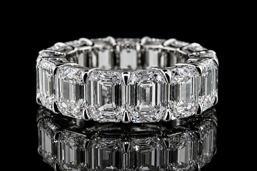 Emerald-Cut Diamond Eternity Band (band043)