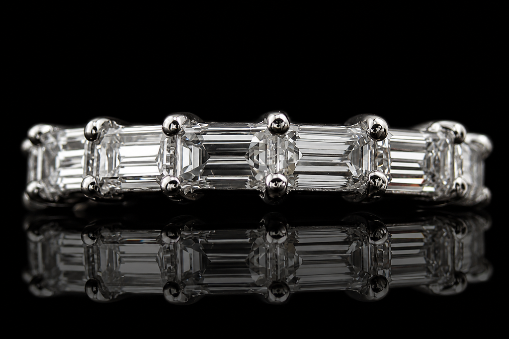 Emerald-Cut Diamond Eternity Band (band070)