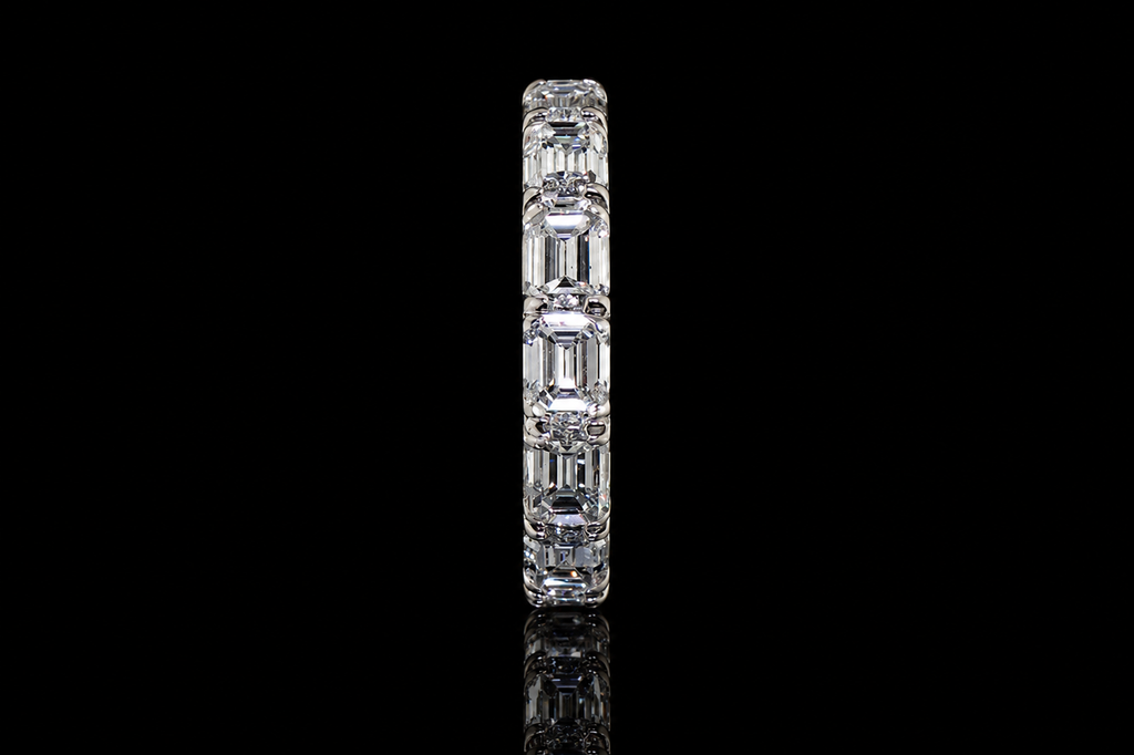 Baguette Diamond Platinum Eternity Band (band112)