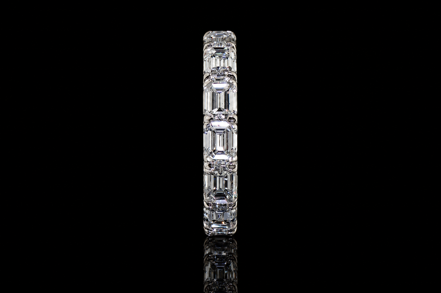 Baguette Diamond Platinum Eternity Band (band112)