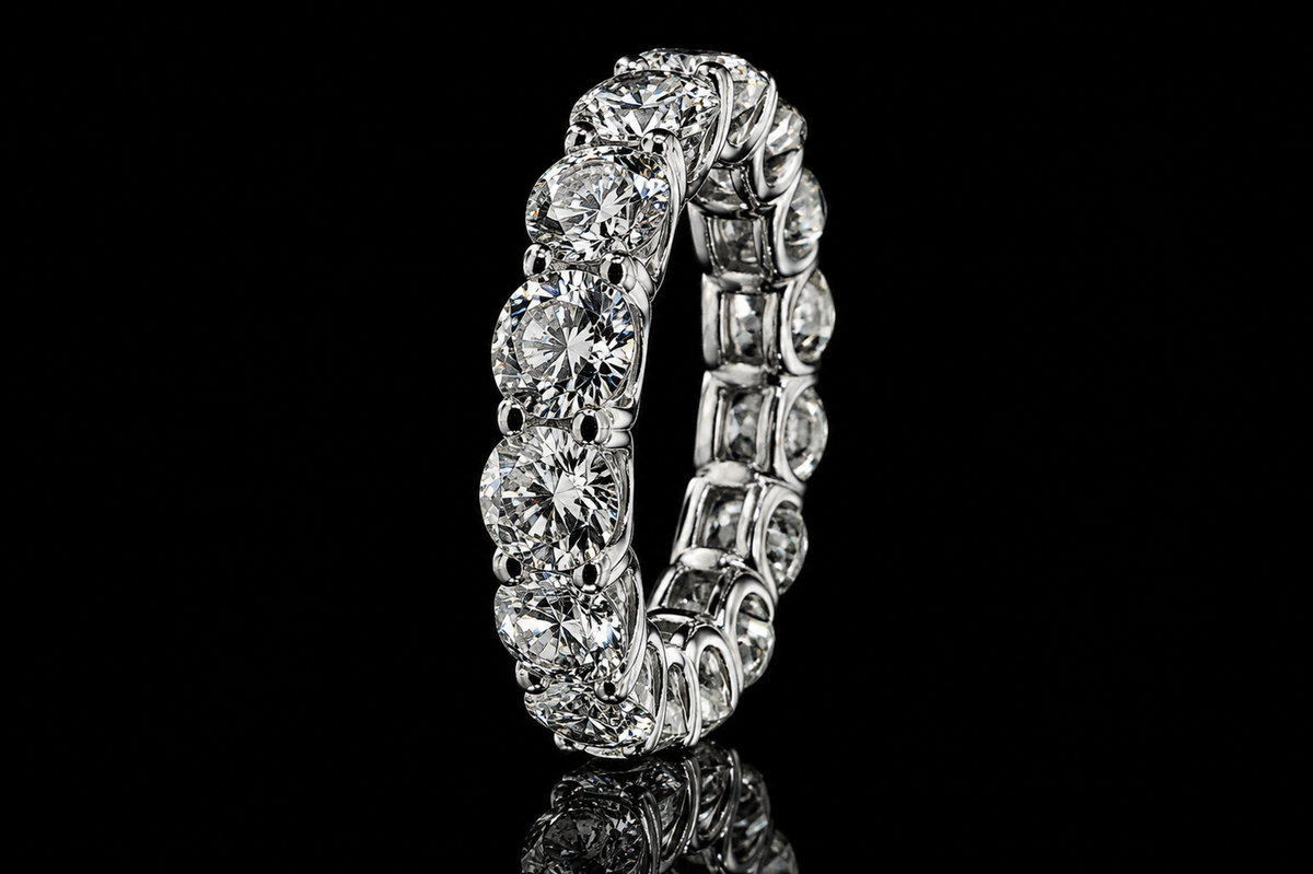 Round Diamond Eternity Band (band064)