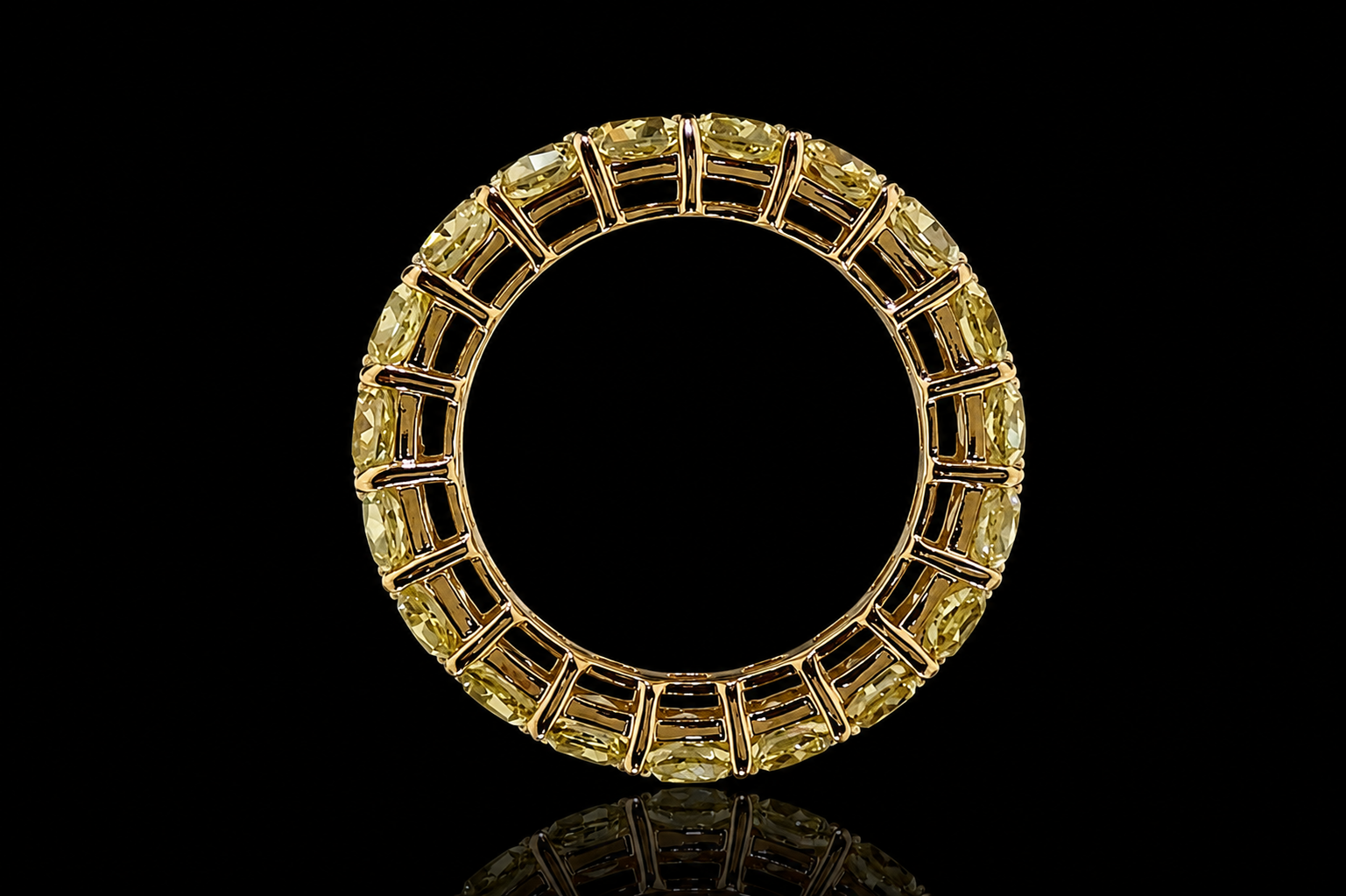 Yellow Diamond Eternity Band (band137)