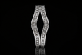 Curved Princess-Cut Diamond Band (band039)