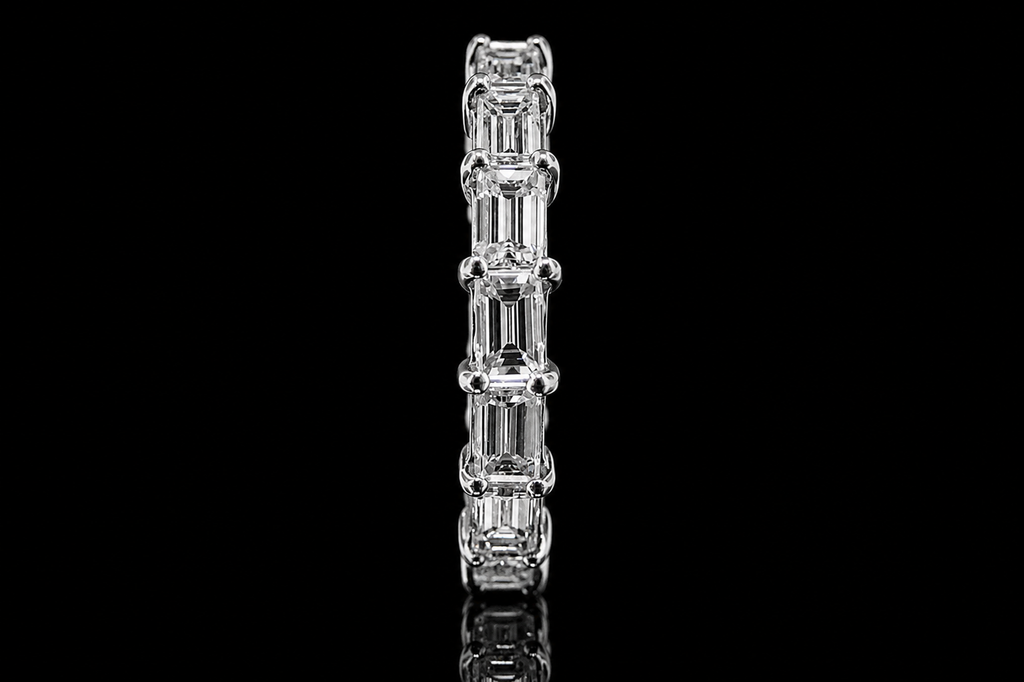 Emerald-Cut Diamond Eternity Band (band070)