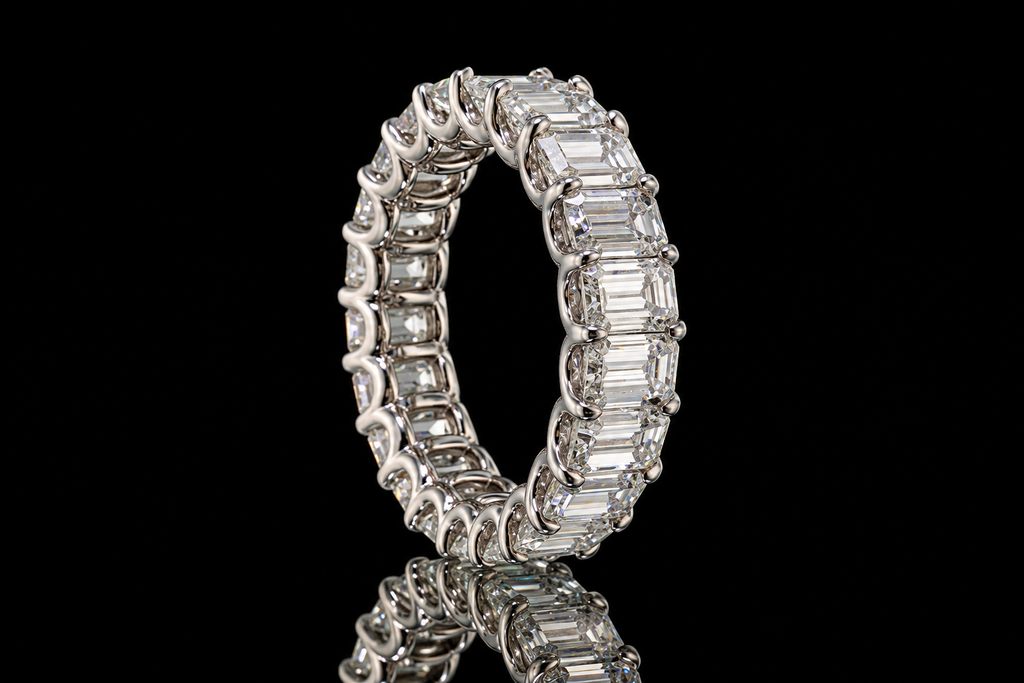 Emerald-Cut Diamond Eternity Band (band161)
