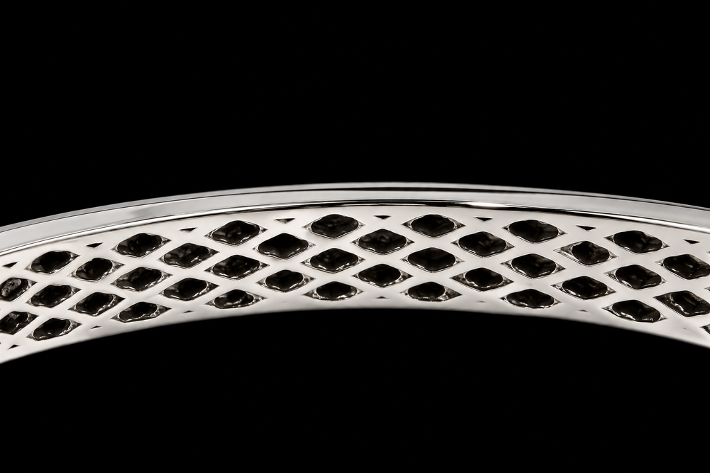 Black & White Diamond Bangle (brac009)