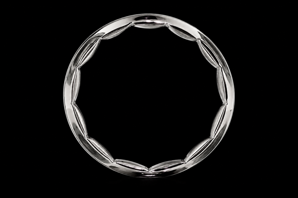 Brushed Platinum Men’s Band (band88)